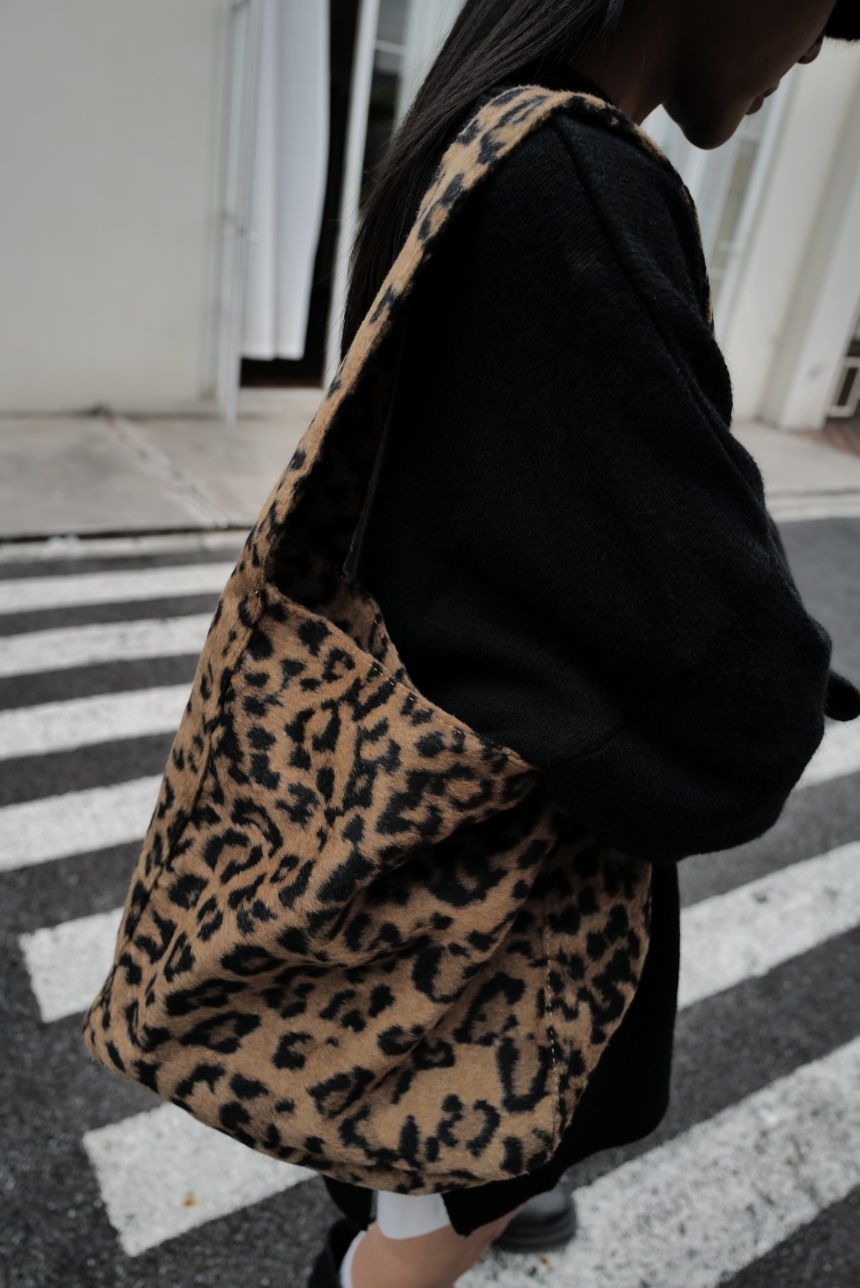 豹紋購物包*2色