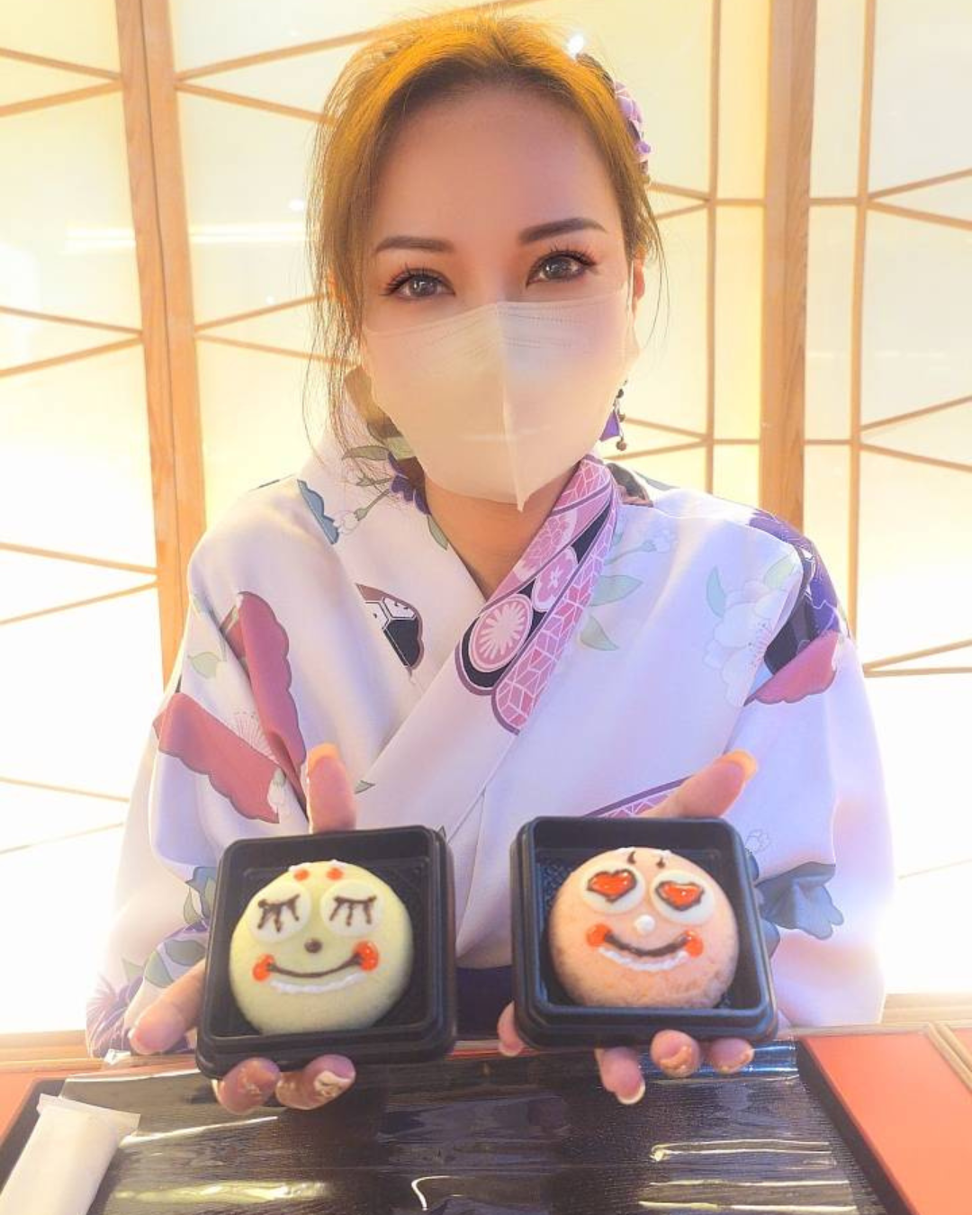 檸檬涼感口罩實戴照