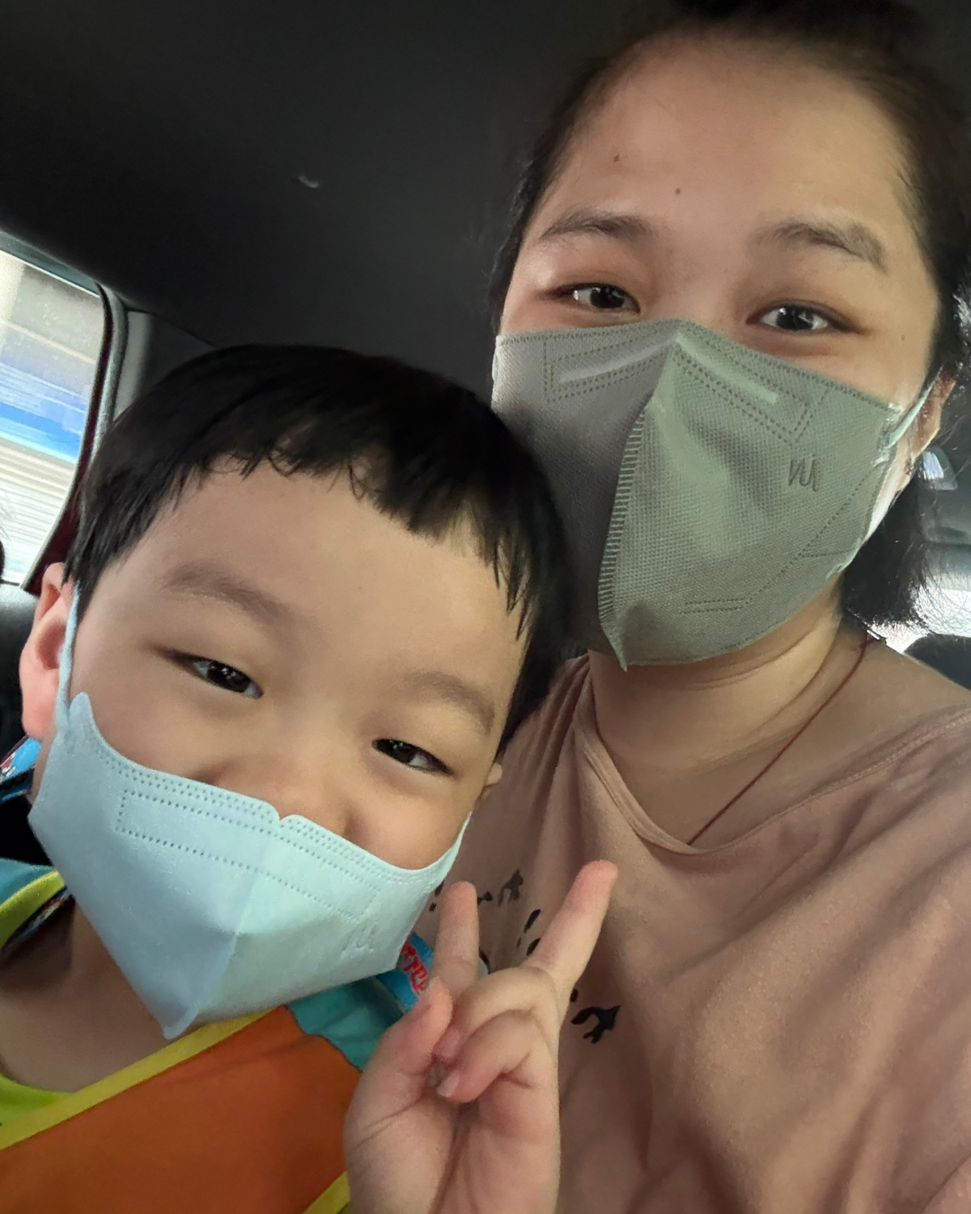 檸檬涼感口罩實戴照