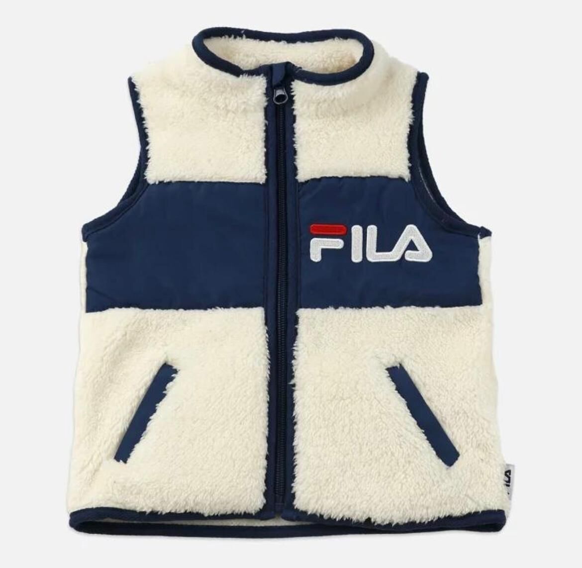 (現貨) 日本直送Fila 毛毛背心 Size 90