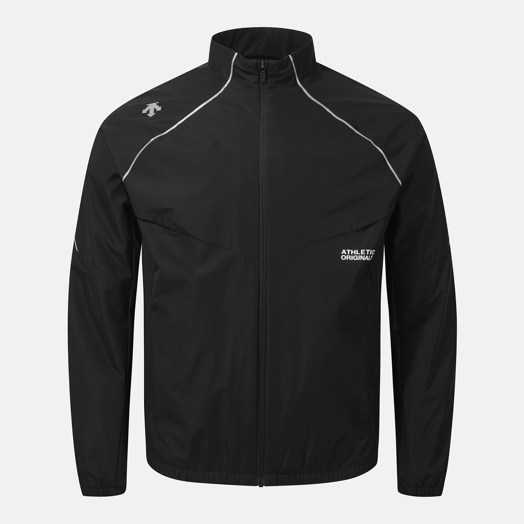 【 DESCENTE｜RUNNING SPEED MESH 防風外套 - 黑 】