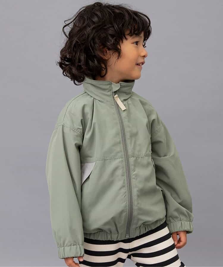 日本 BREEZE 防潑水 連帽可收納 網眼風衣外套 (共2色，110、130、160) R402015