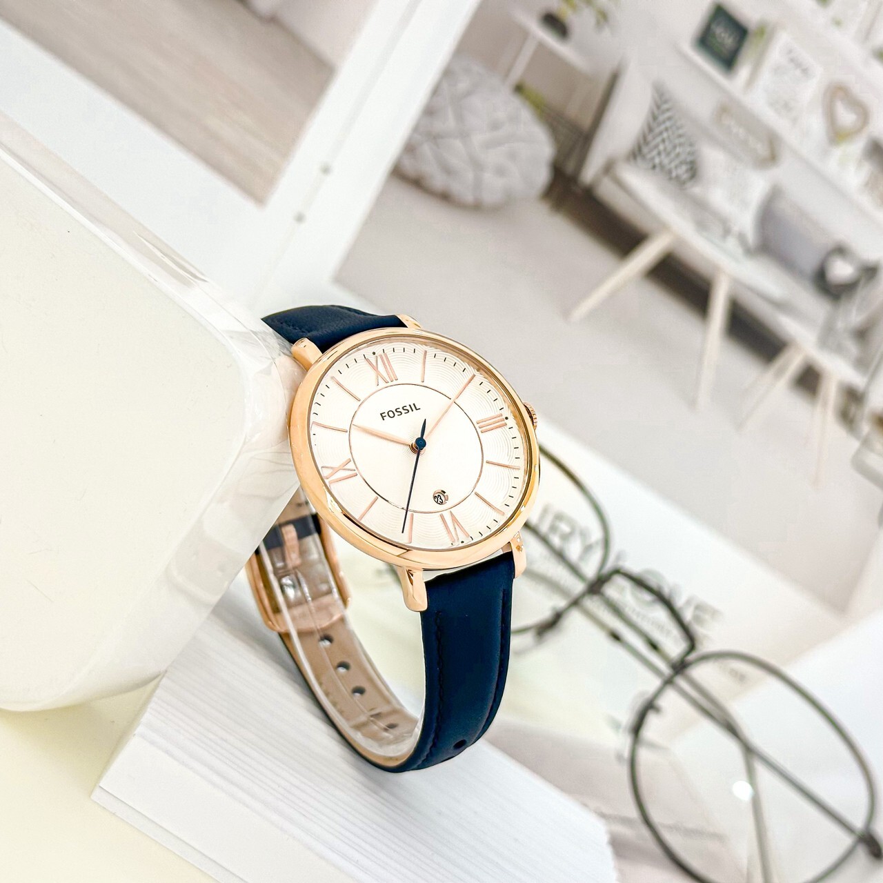 【FOSSIL】Jacqueline 系列賈姬風尚經典女錶 ES3843 36mm 現代鐘錶