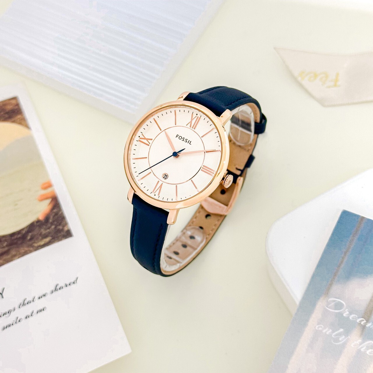 【FOSSIL】Jacqueline 系列賈姬風尚經典女錶 ES3843 36mm 現代鐘錶