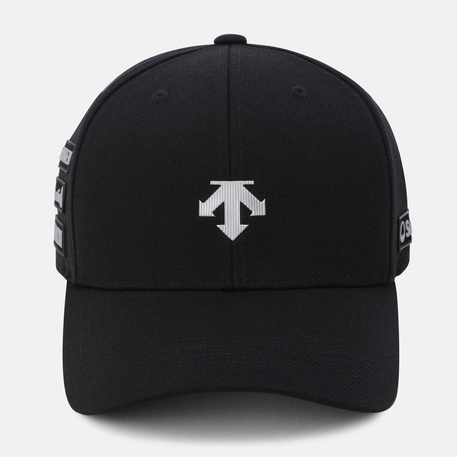 【 DESCENTE｜AW SWISS SKI WOOL 羊毛棒球帽 - 黑 】