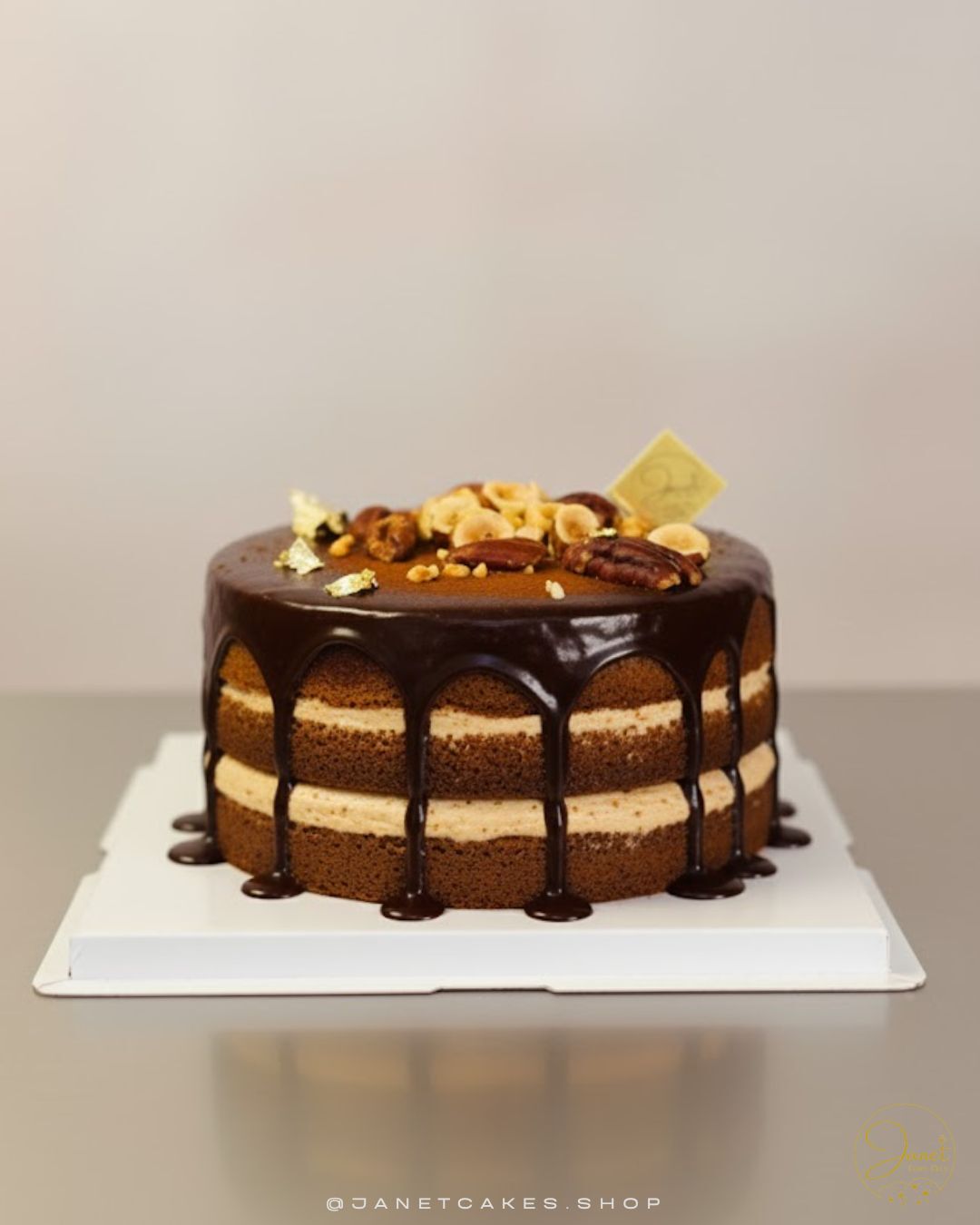 榛果朱古力海綿蛋糕(6吋)