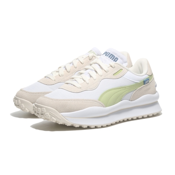 PUMA 休閒鞋 STYLE RIDER PLAY ON SD 米白 藍綠 復古 男女 37458808