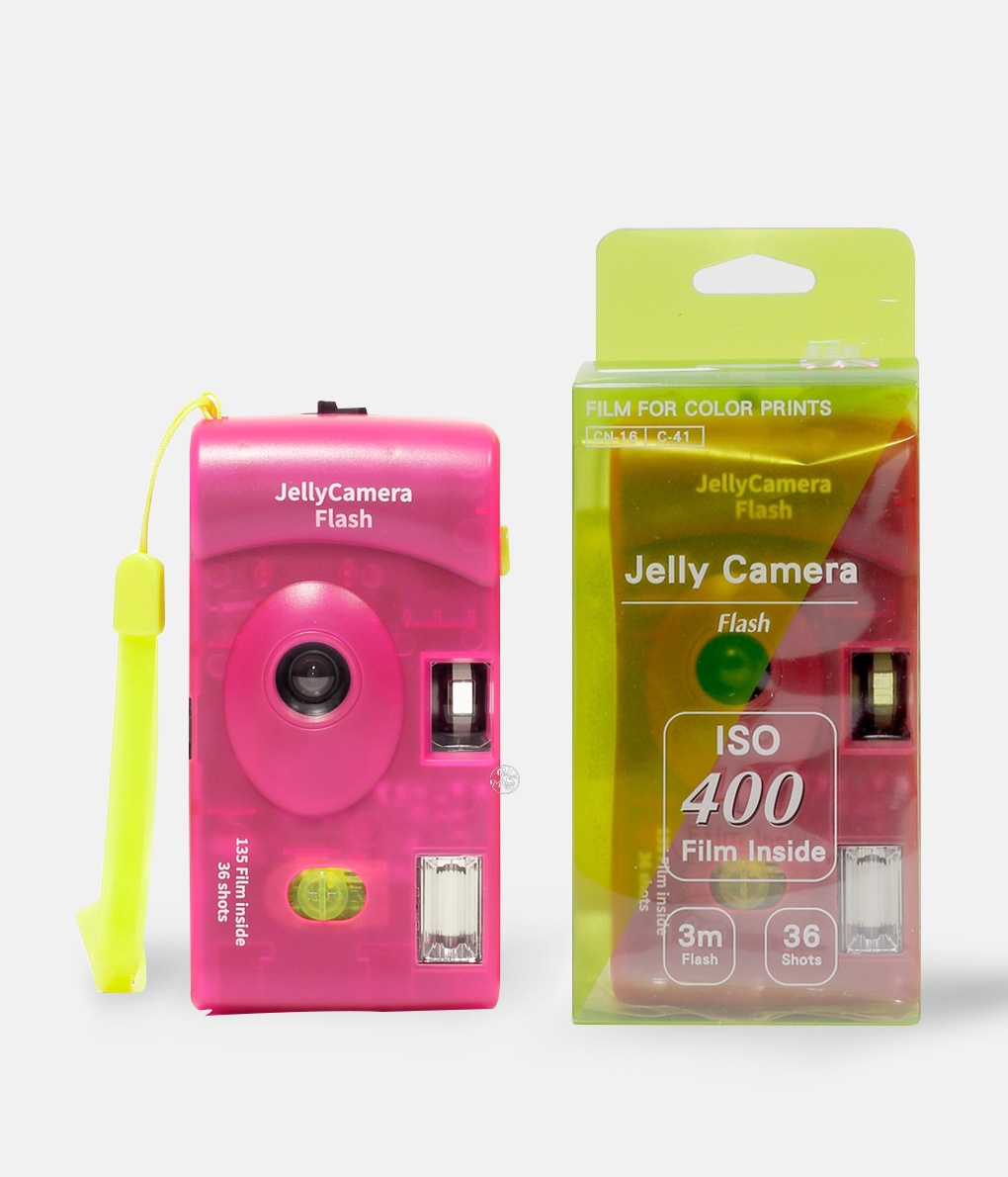 FUJIFILM 果凍即可拍相機-夜電粉 (36張底片)