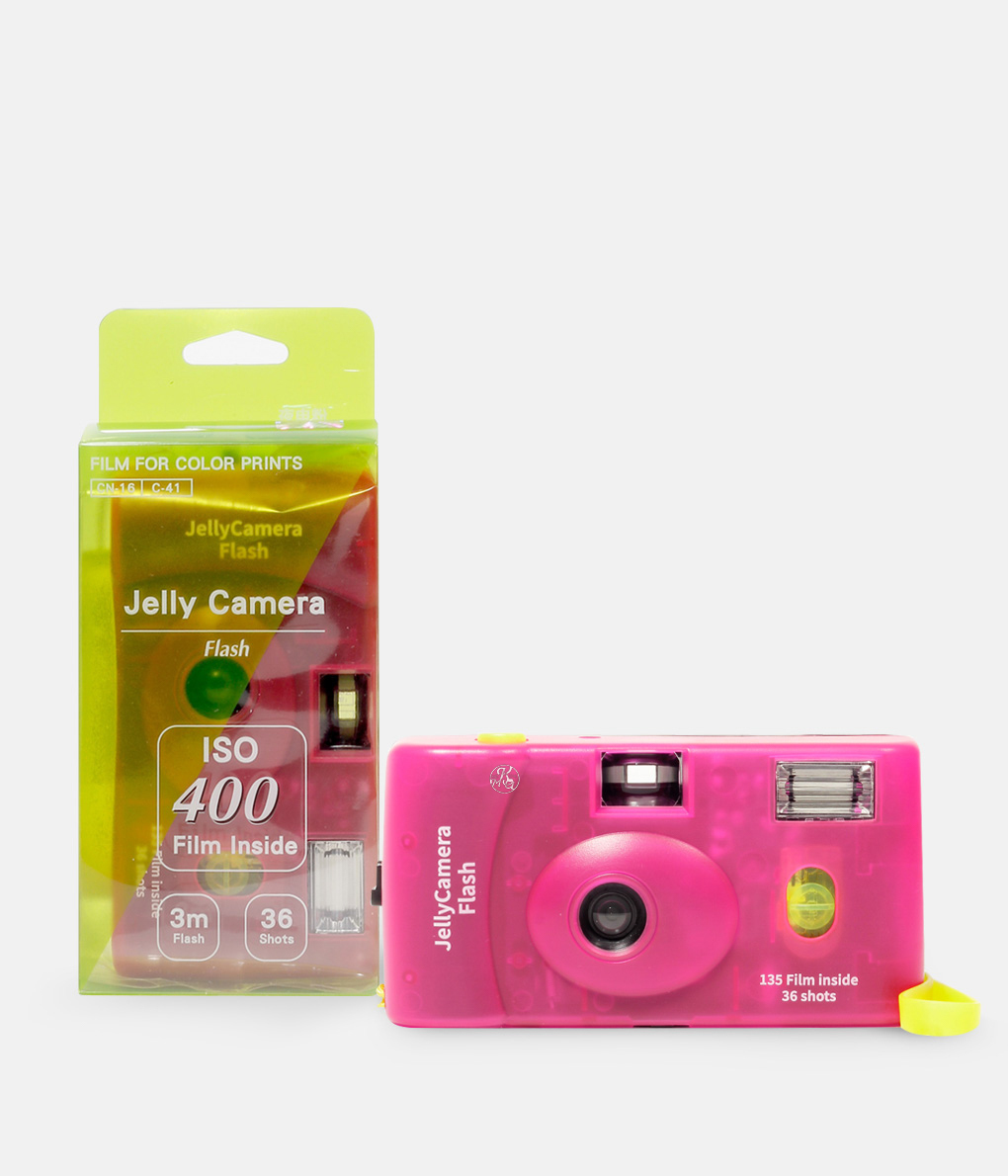 FUJIFILM 果凍即可拍相機-夜電粉 (36張底片)