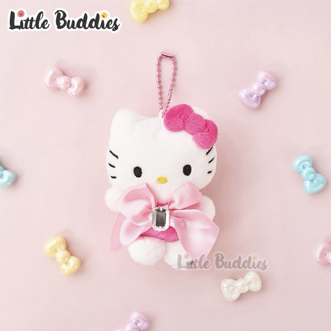 韓國限定 Sanrio 蝴蝶結寶石公仔匙扣