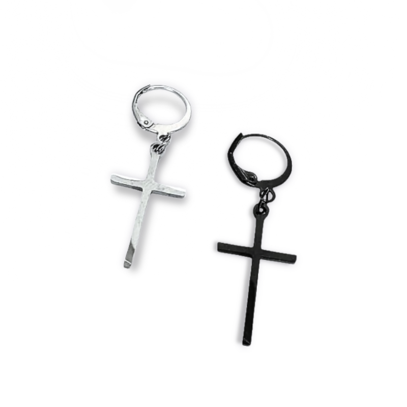 鋼易扣-垂吊細十字架 10M 2色 (單支價)