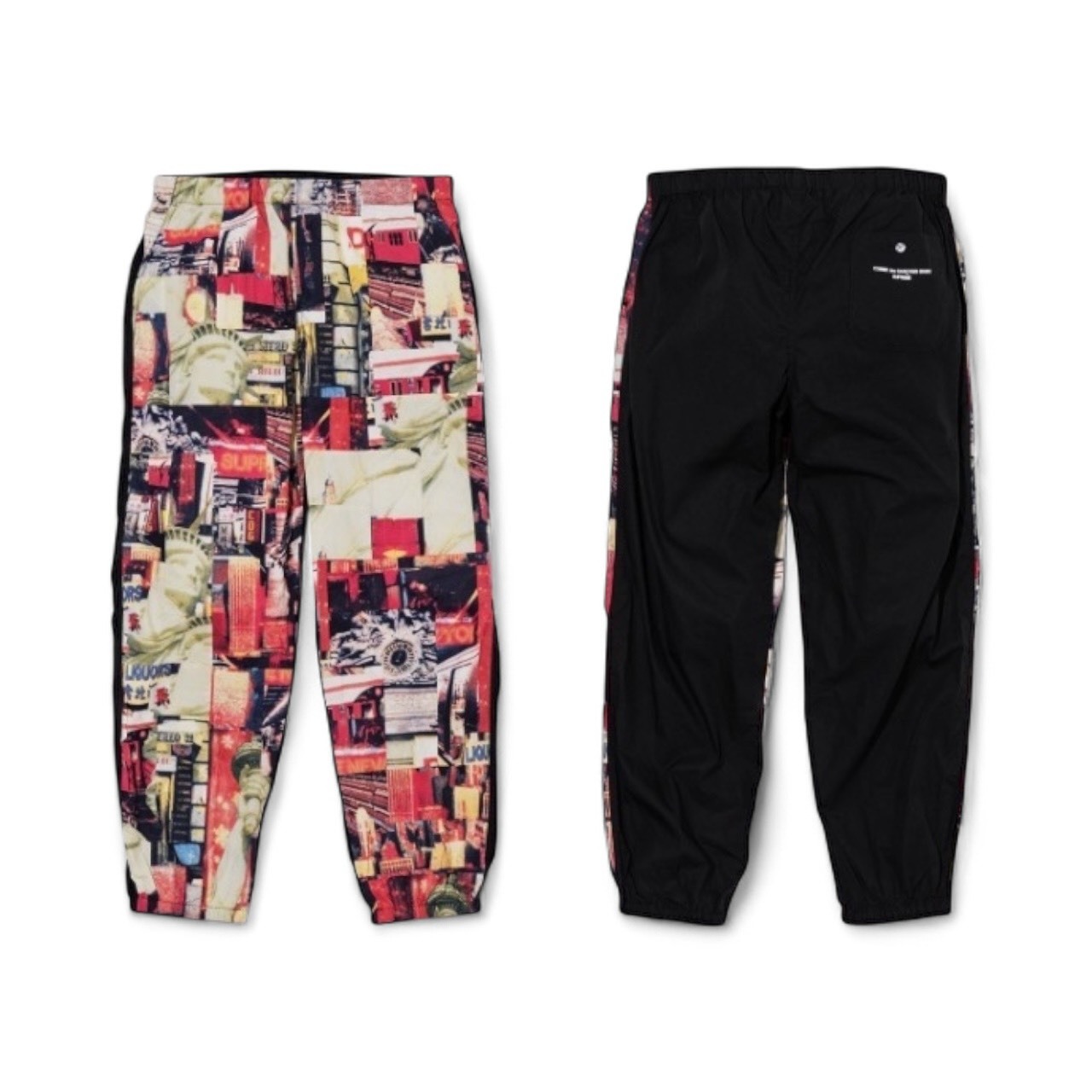 SUPREME X CDG 18FW PATCHWORK SKATE PANT SIZE M