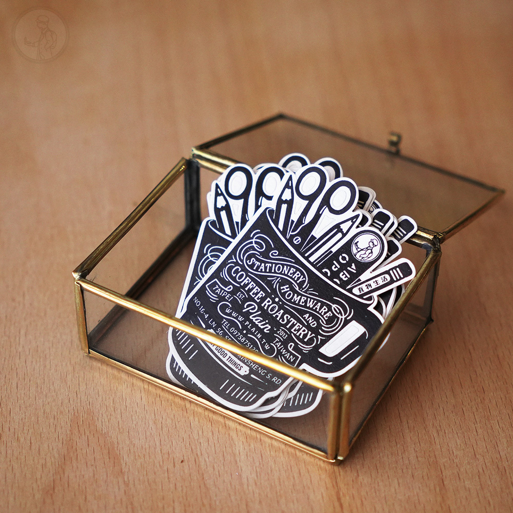 黃銅玻璃長方形收納盒