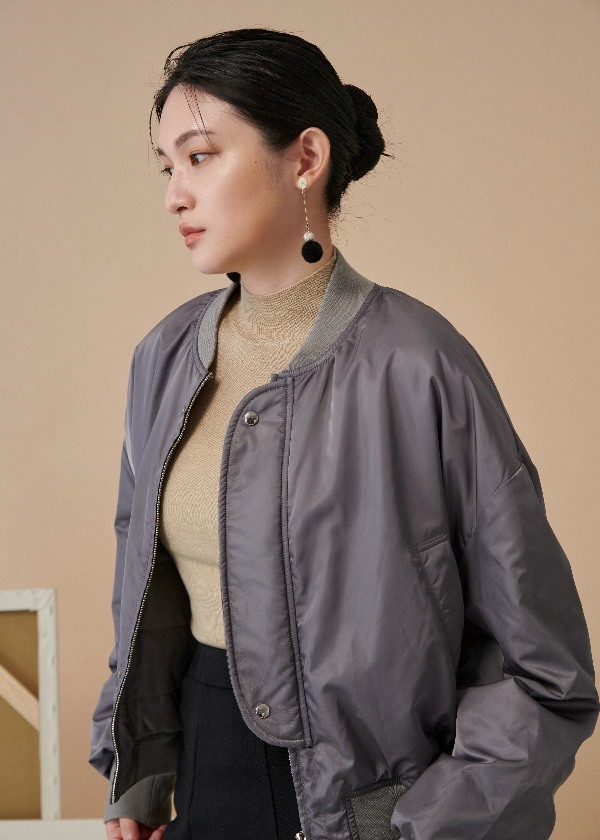 自在光澤休閒外套