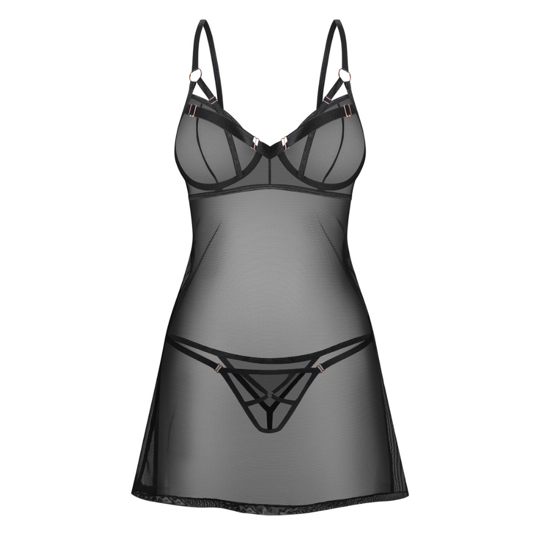 Obsessive - Euridia 束帶時尚透視情趣套裝 (XS/S/M/L/XL/XXL)
