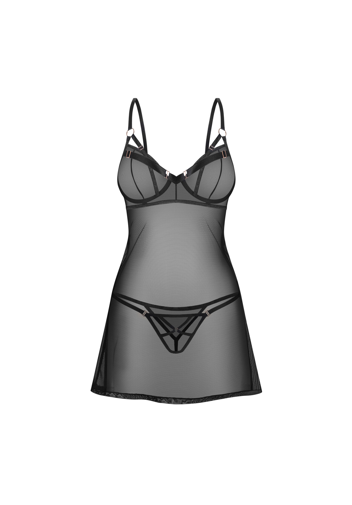 Obsessive - Euridia chemise & tanga (XS/S/M/L/XL/XXL)