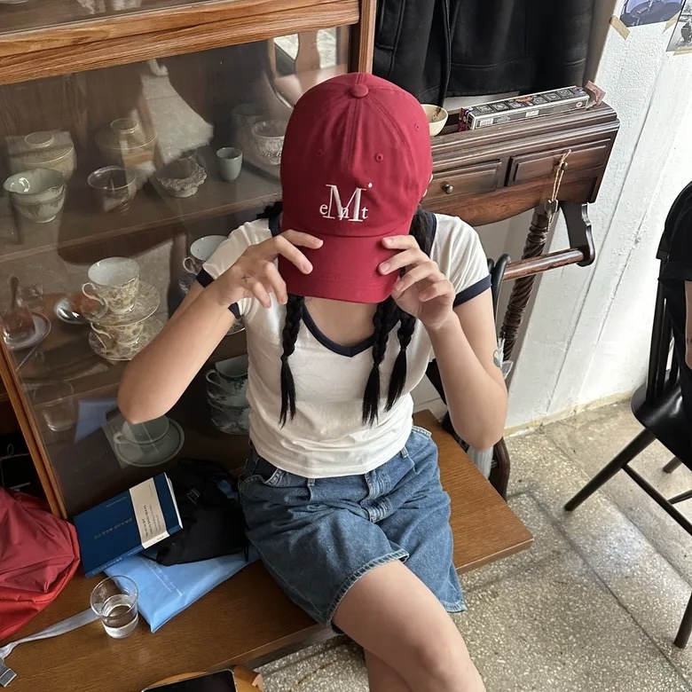 MUCENT 經典棒球帽 素色 LOGO刺繡 帽子 老帽 韓國代購