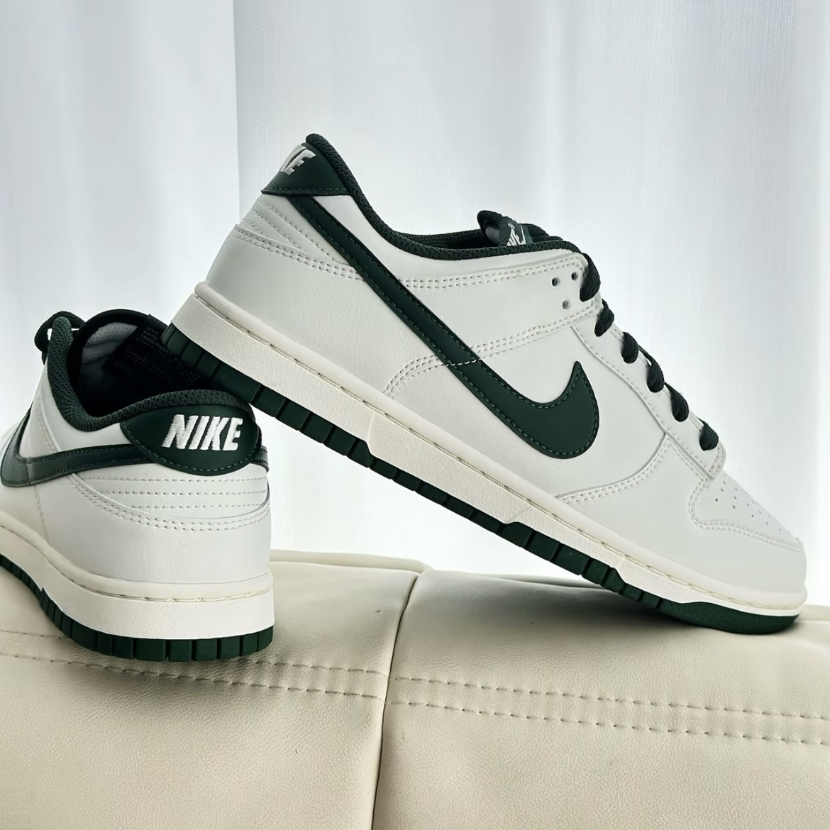 Nike Dunk Low Retro "Sail Fir" 白綠 杉綠 低筒休閒鞋 男鞋