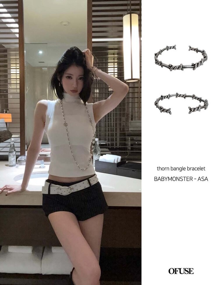 OFUSE THORN BANGLE BRACELET