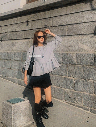 ᴴᴼᵀ ▸▸店長推薦◃◃ 秋冬新款/拼接下裙上衣 MANIFEST正韓🇰🇷