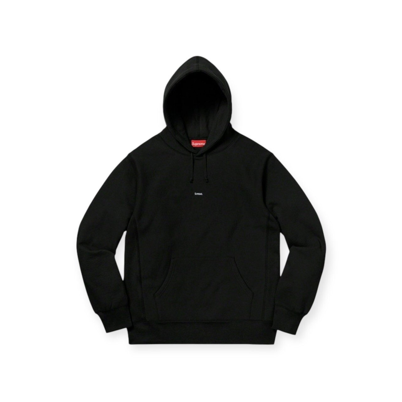 SUPREME 19FW MICRO LOGO HOODED SWEATSHIRT SIZE L