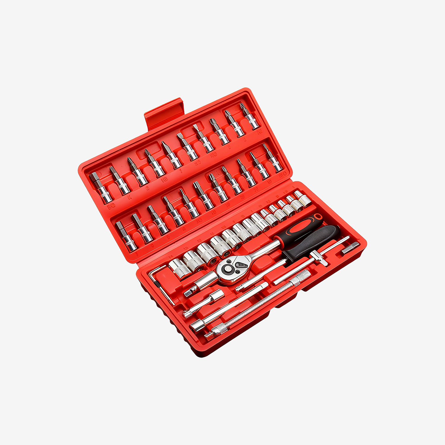 【多功能套筒扳手工具組】六角套筒全規格｜車用維修工具箱組合