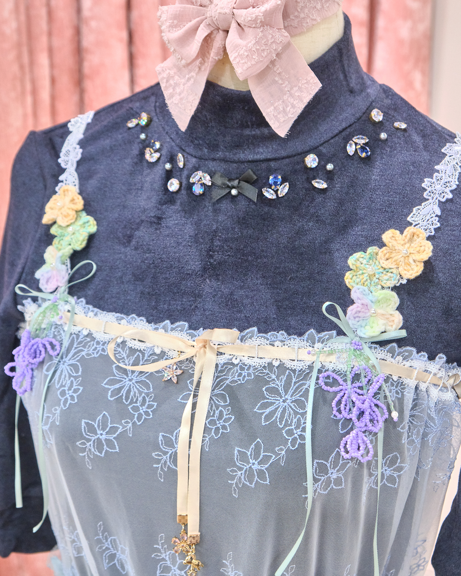 12901 Classic Handmade Laced Camisole