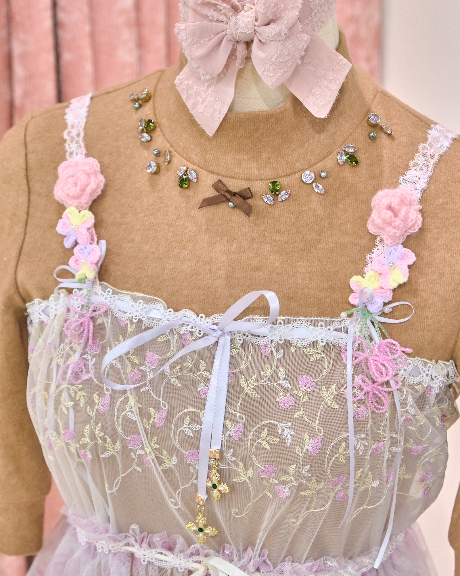 12900 Classic Handmade Laced Camisole