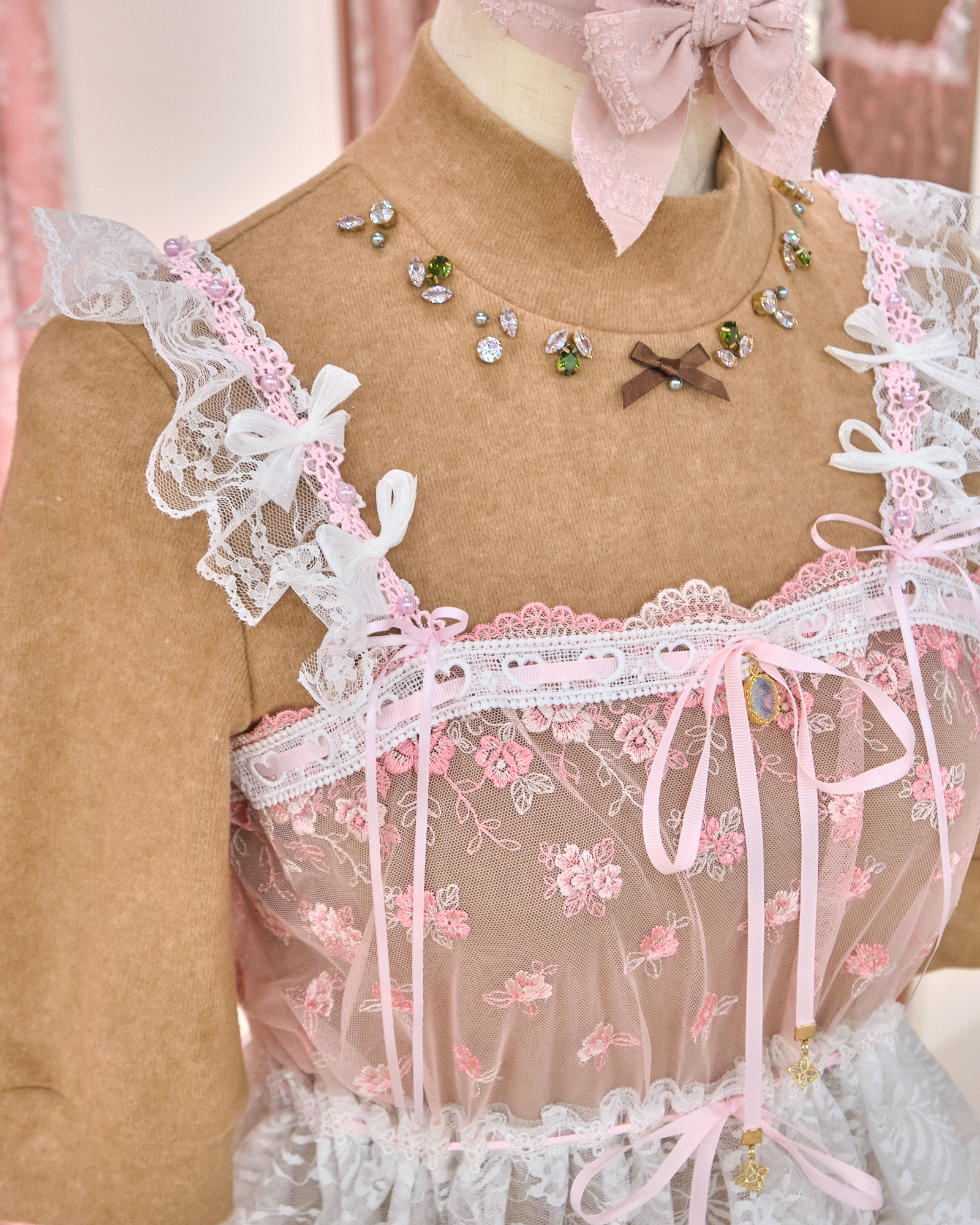 12899 Classic Handmade Laced Camisole