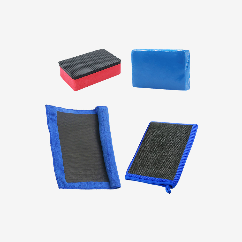 【磁土去污布／手套】汽車美容專用｜快速去除瀝青、鐵粉與頑垢