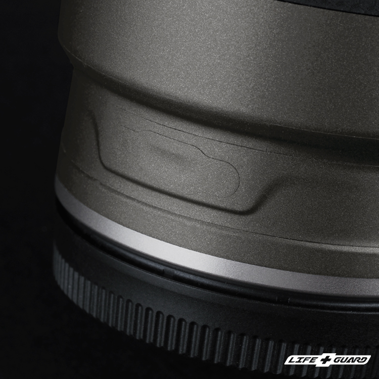 LIFE+GUARD TAMRON 18-300mm F3.5-6.3 專屬貼紙開口設計，LIFE+GUARD 霧鈦黑風格設計