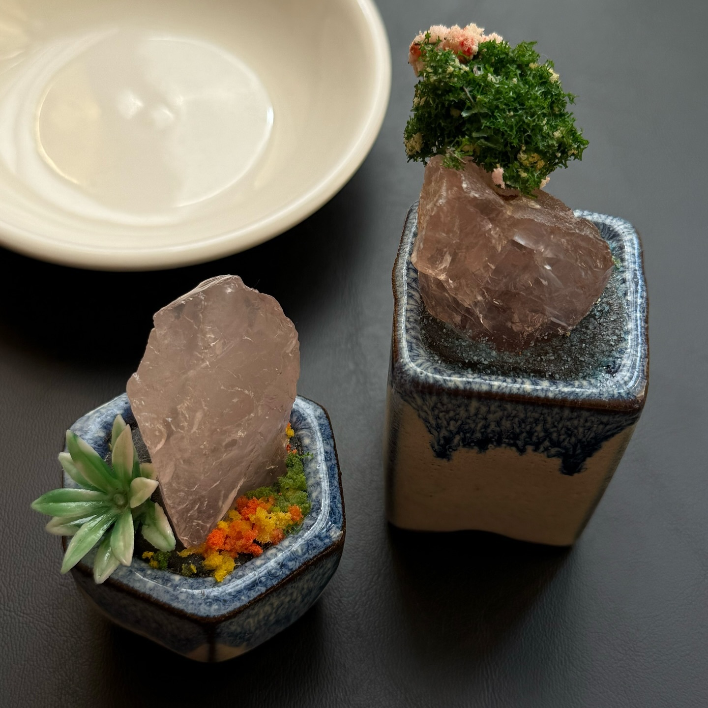 [原石] 紫水晶原礦 小盆栽