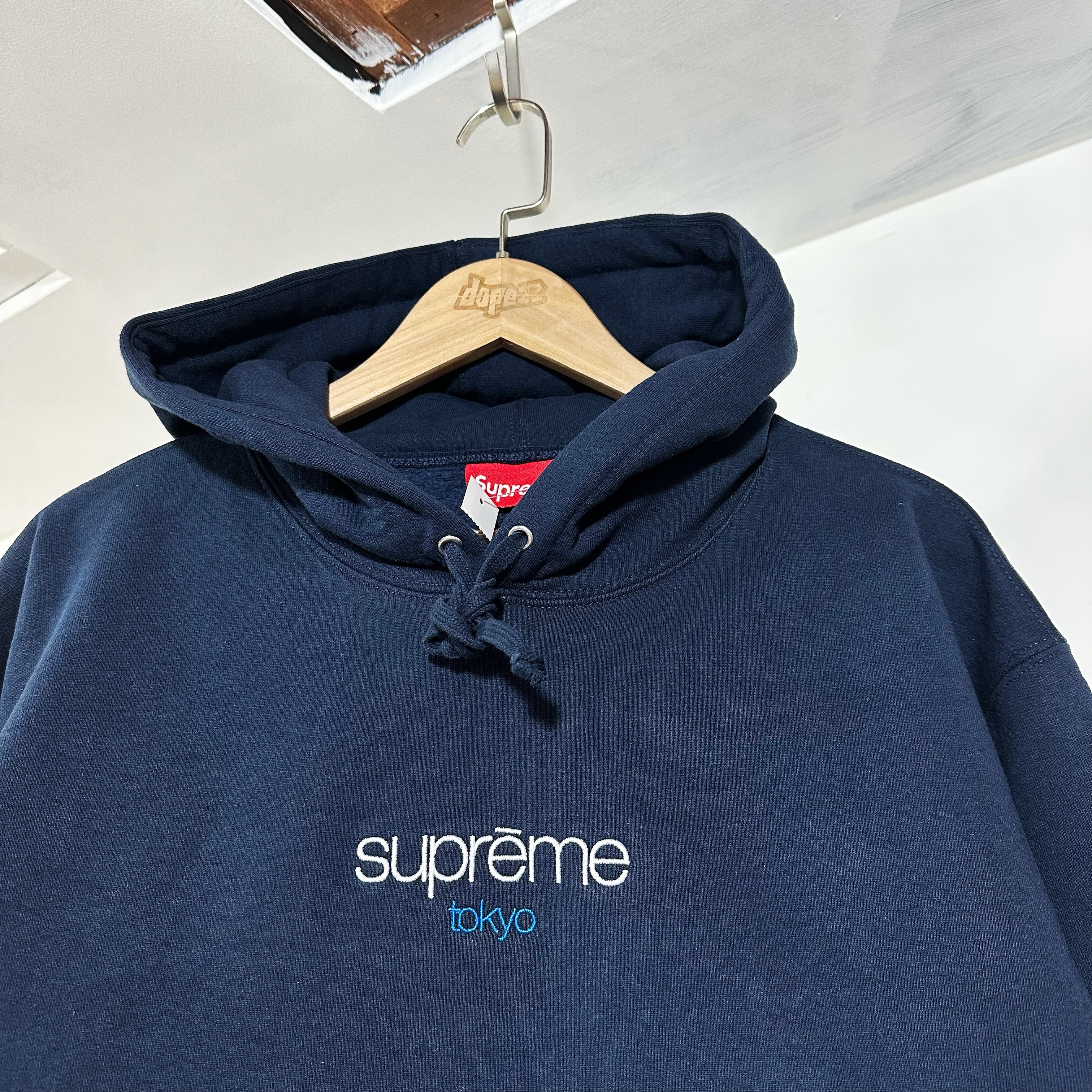 Supreme FW25 Classic Logo Shop Hooded Tokyo Exclusive 東