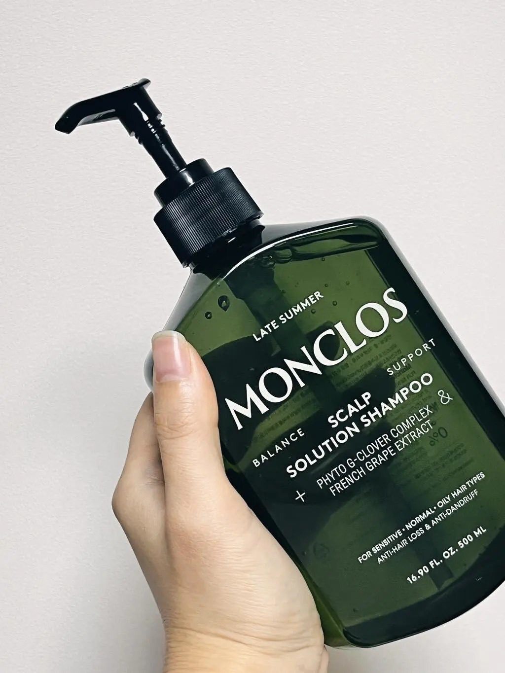 韓國 Monclos 洗髮精500ml 漢南洞必買