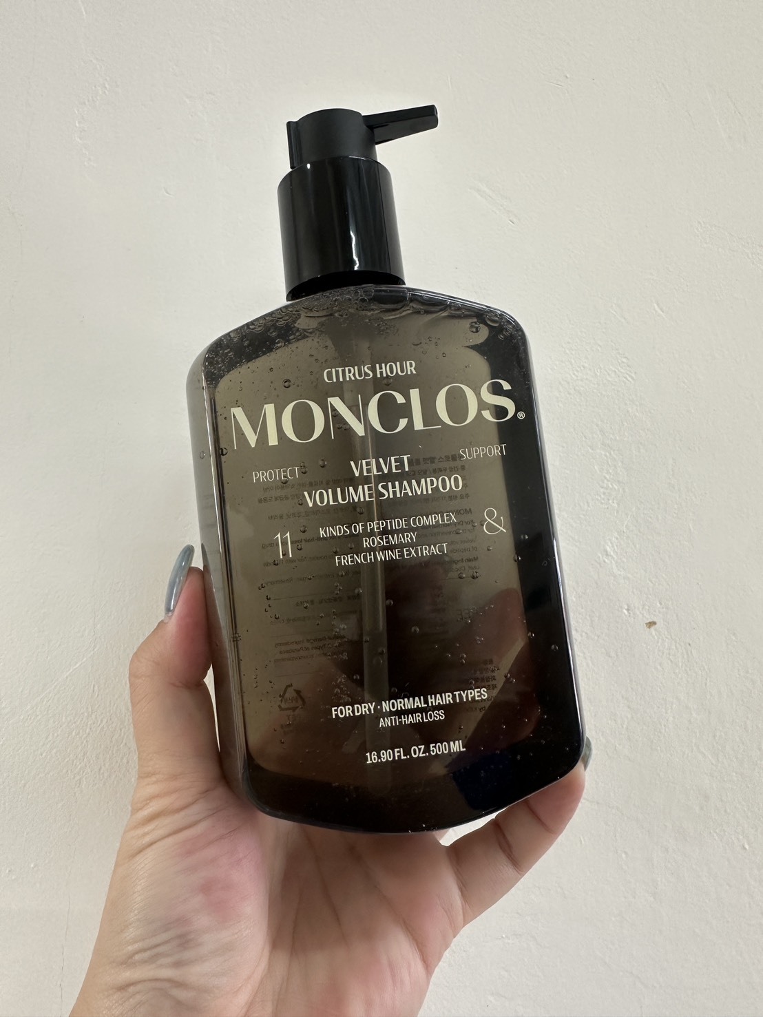 韓國 Monclos 洗髮精500ml 漢南洞必買