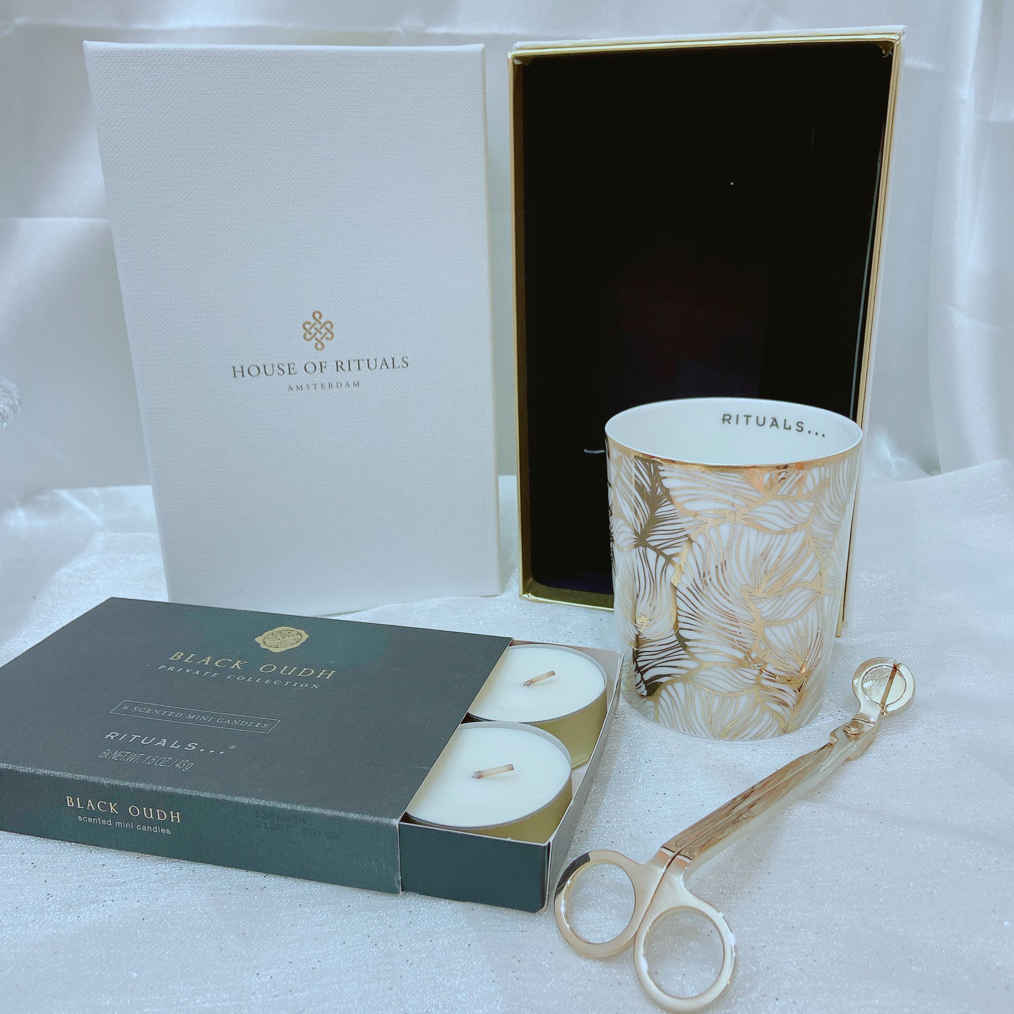 RITUALS Luxury Candle Holder & Scented Candles SET