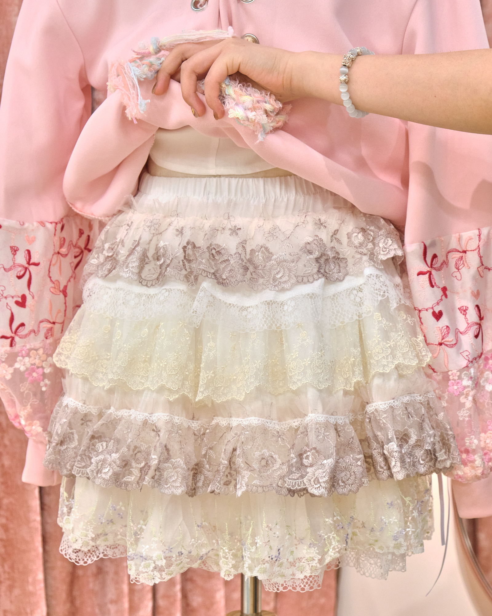 12878 Classic Lace Cupcake Skort