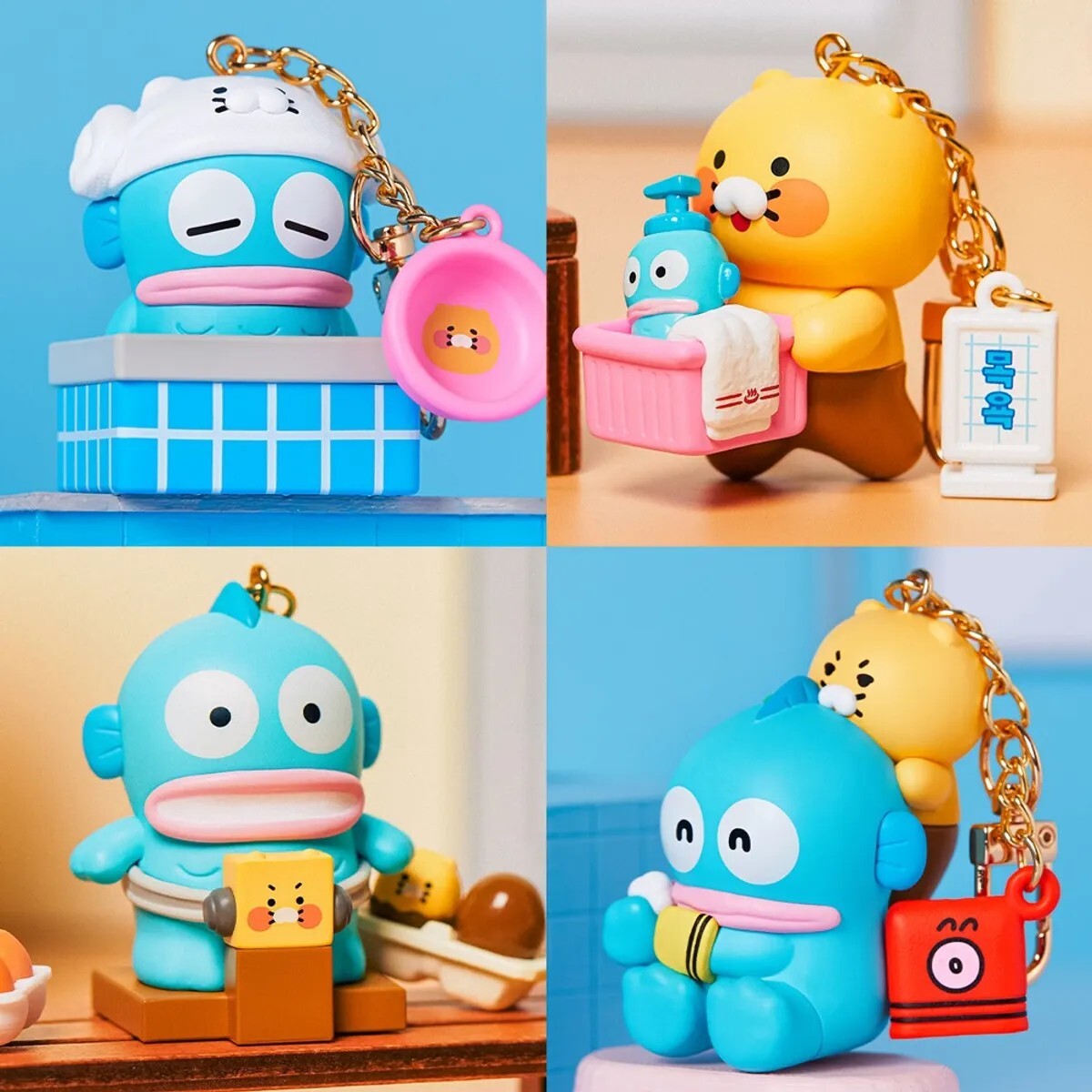 【OWN】Kakao Friends X hangyodon 公仔 吊飾 隨機 盲盒 春植 人魚漢頓 三麗鷗 Sanrio 韓國限定 聯名產品