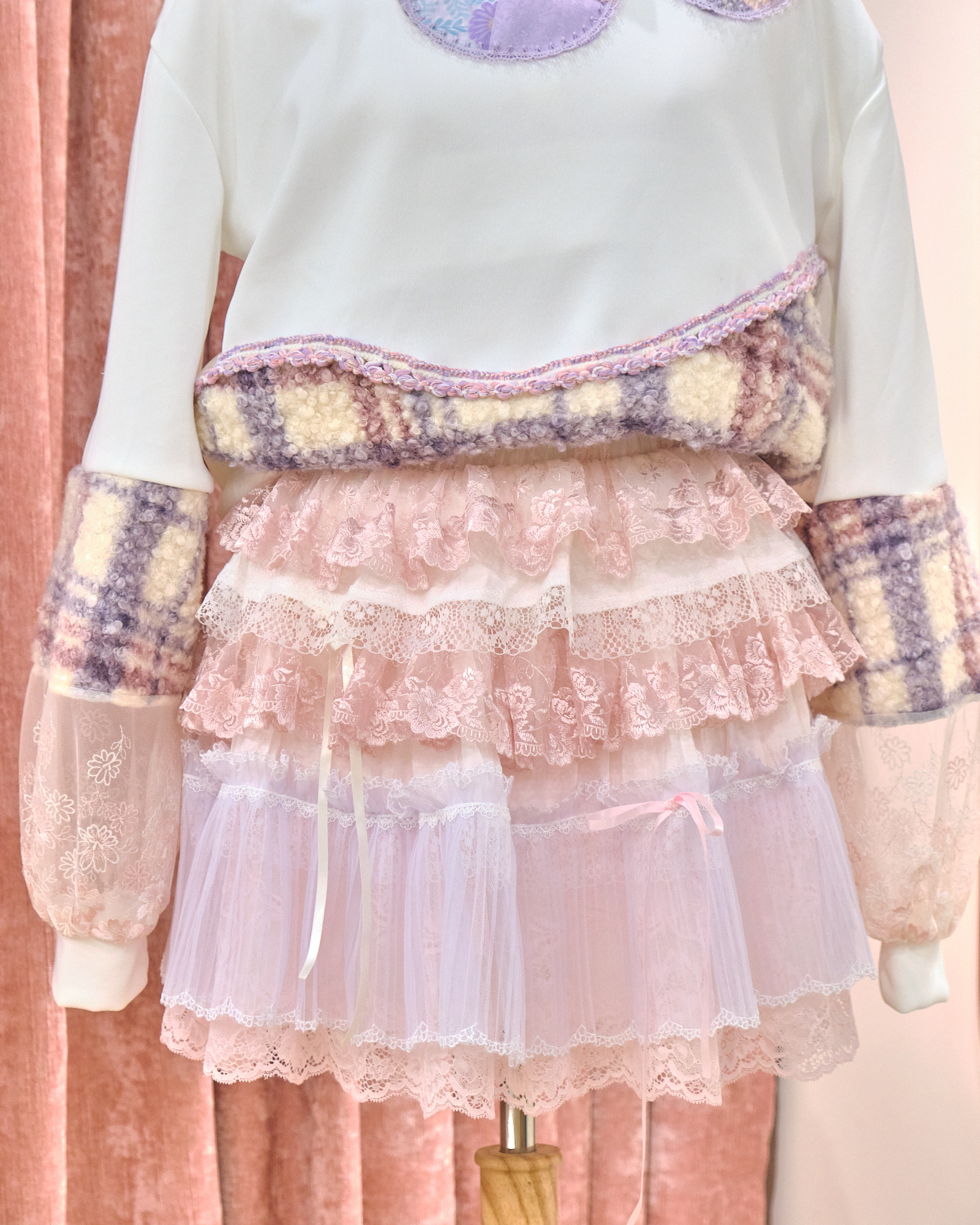 12875 Classic Lace Cupcake Skort