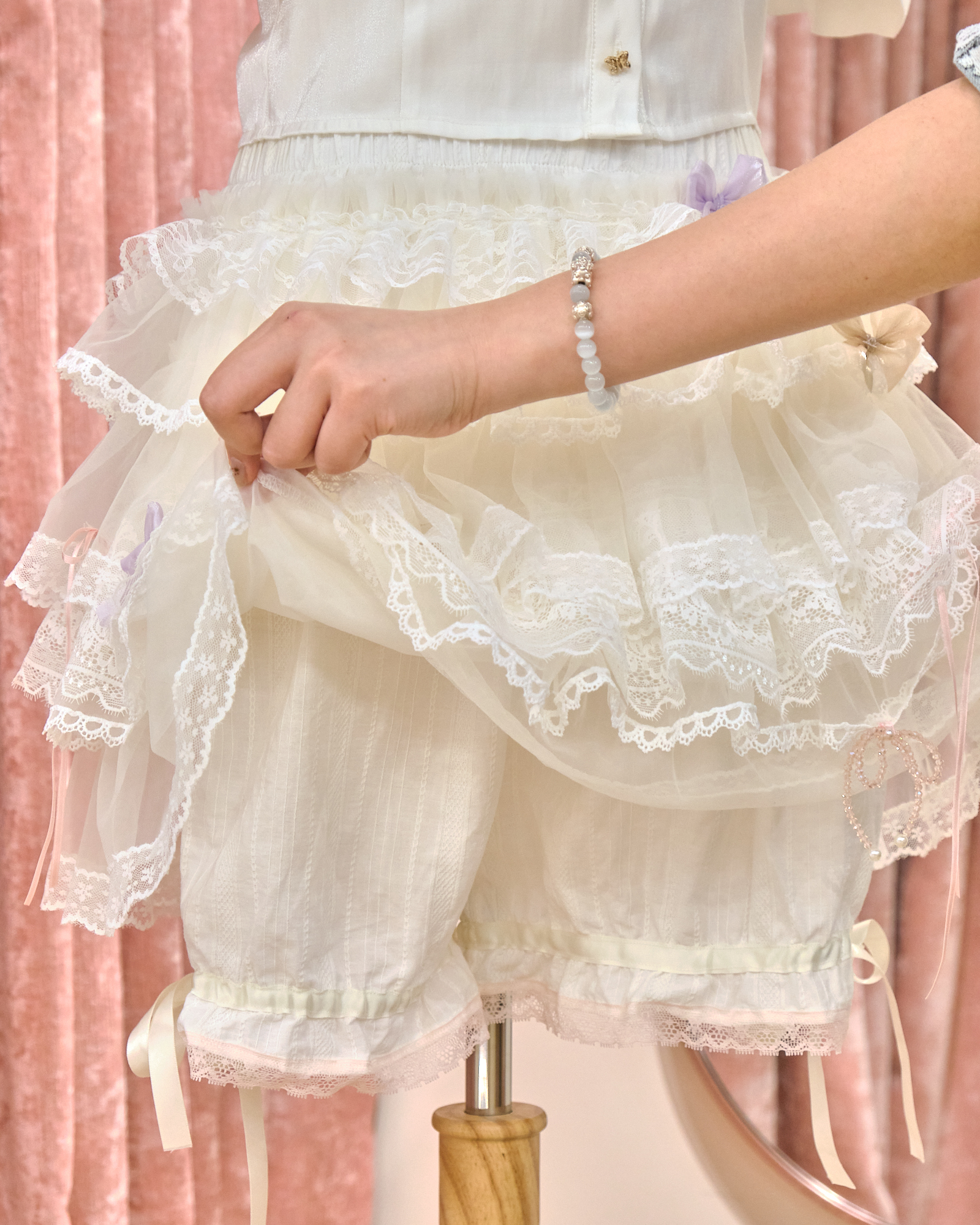 12874 Puffy Lace Cupcake Skort