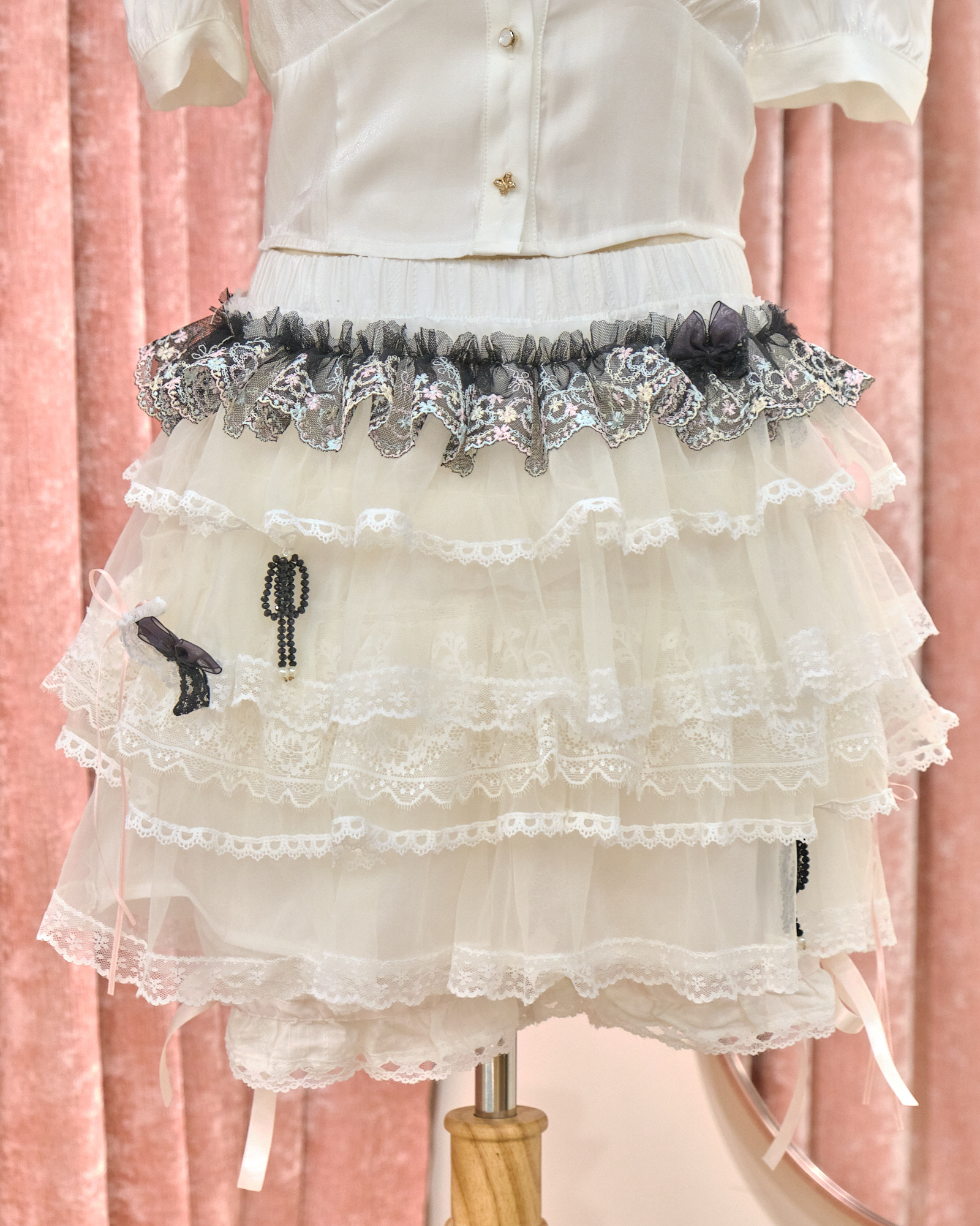 12872 Puffy Lace Cupcake Skort