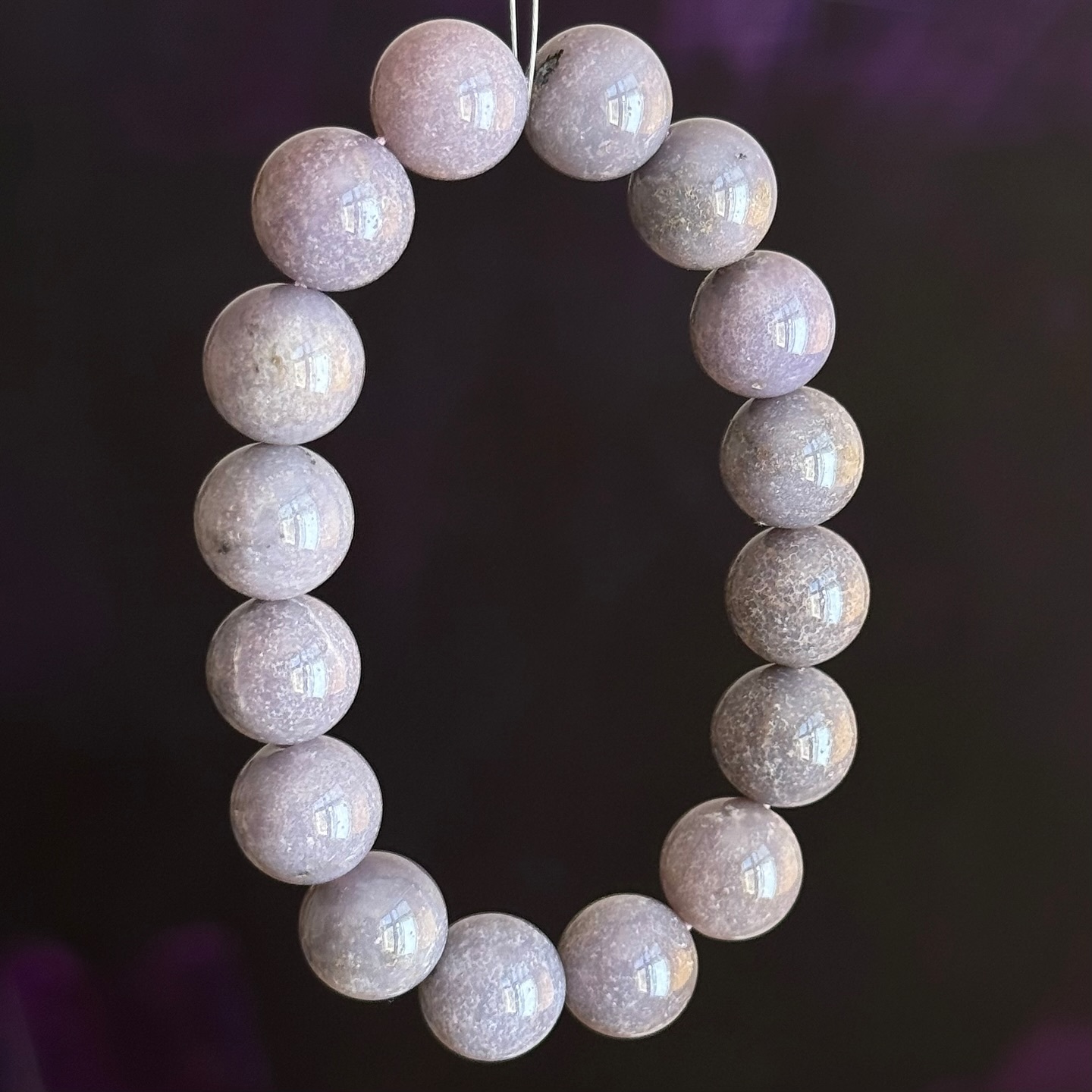 [原石] 葡萄瑪瑙 水晶手串