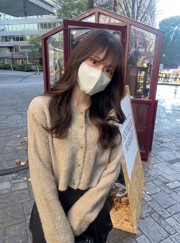 GRL 金蔥感毛茸茸短針織