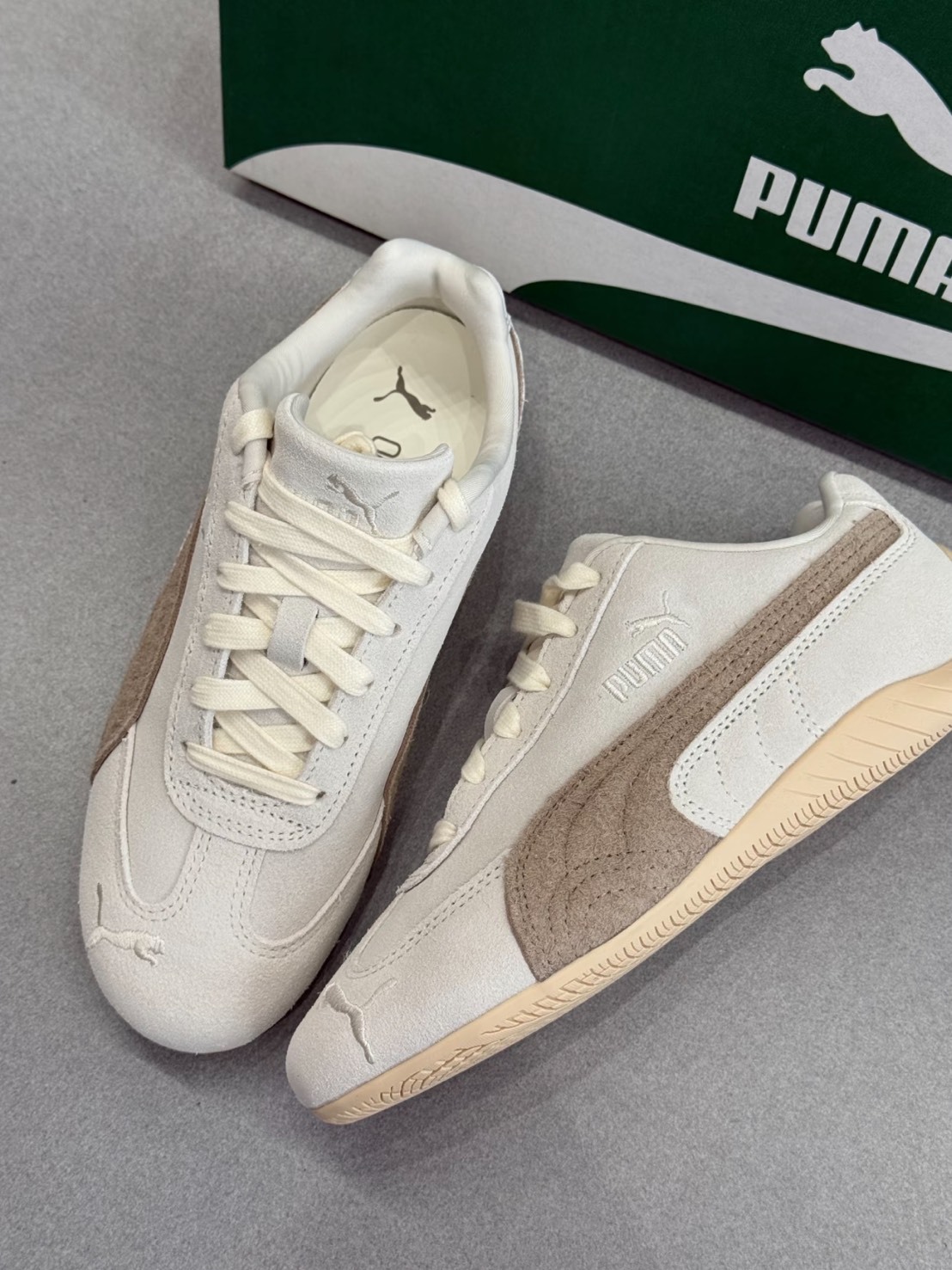 PUMA 彪馬 SPEEDCAT 奶油冰咖啡