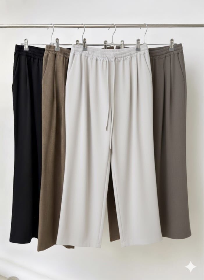 SA5106 FIELD全橡筋直筒褲