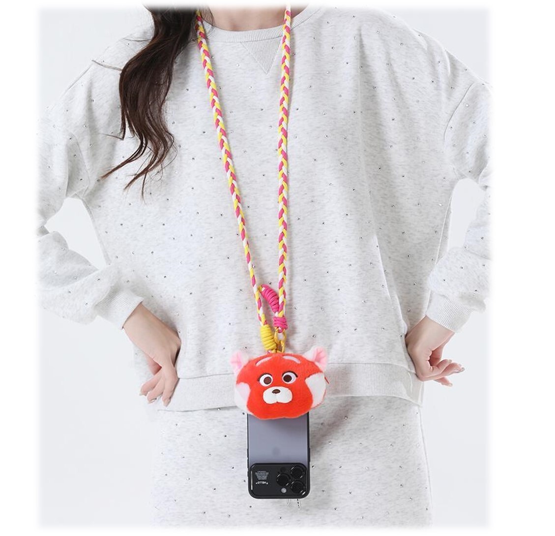 迪士尼優獸大都會 毛絨公仔手機掛繩零錢包| 阿力