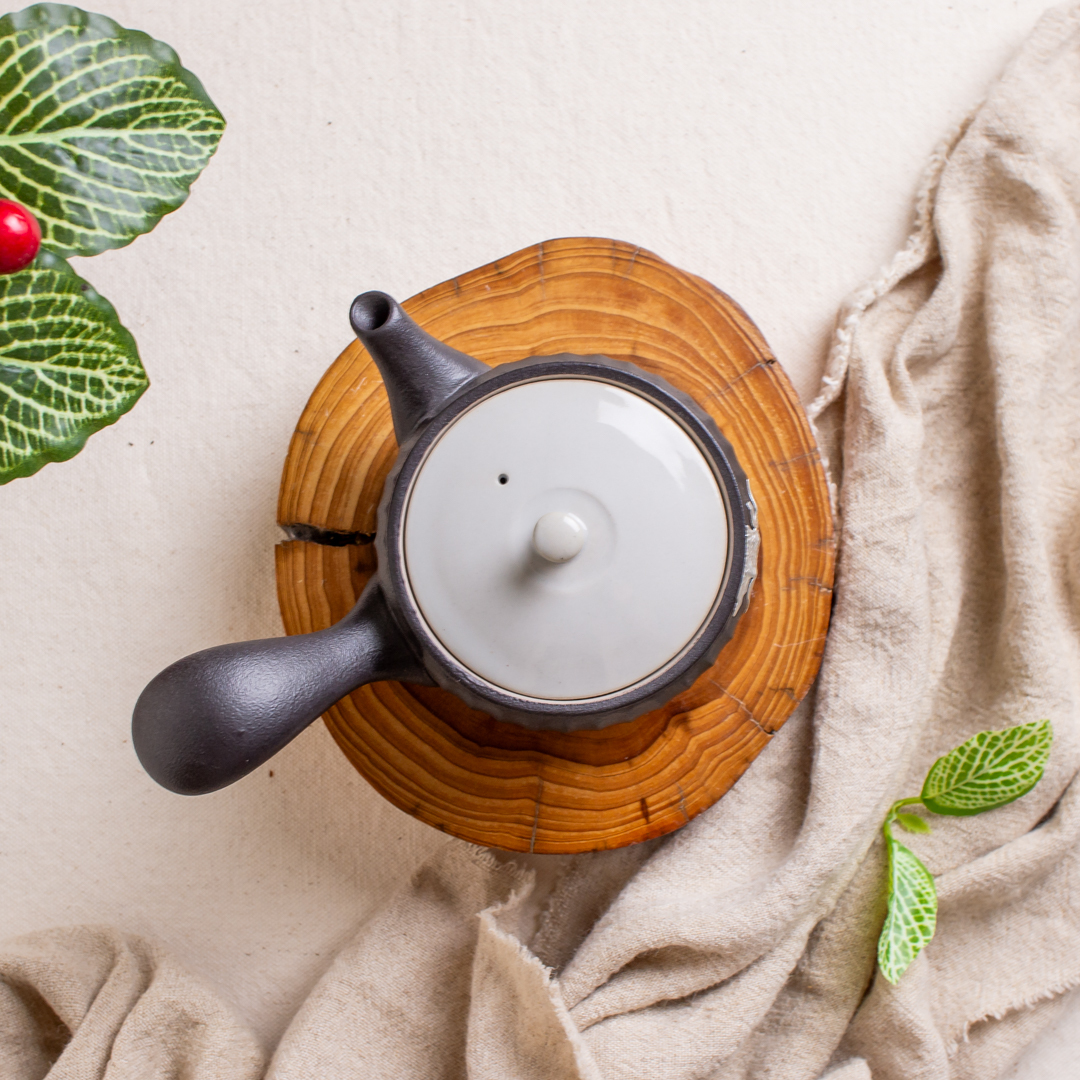 楓葉條紋單柄壺