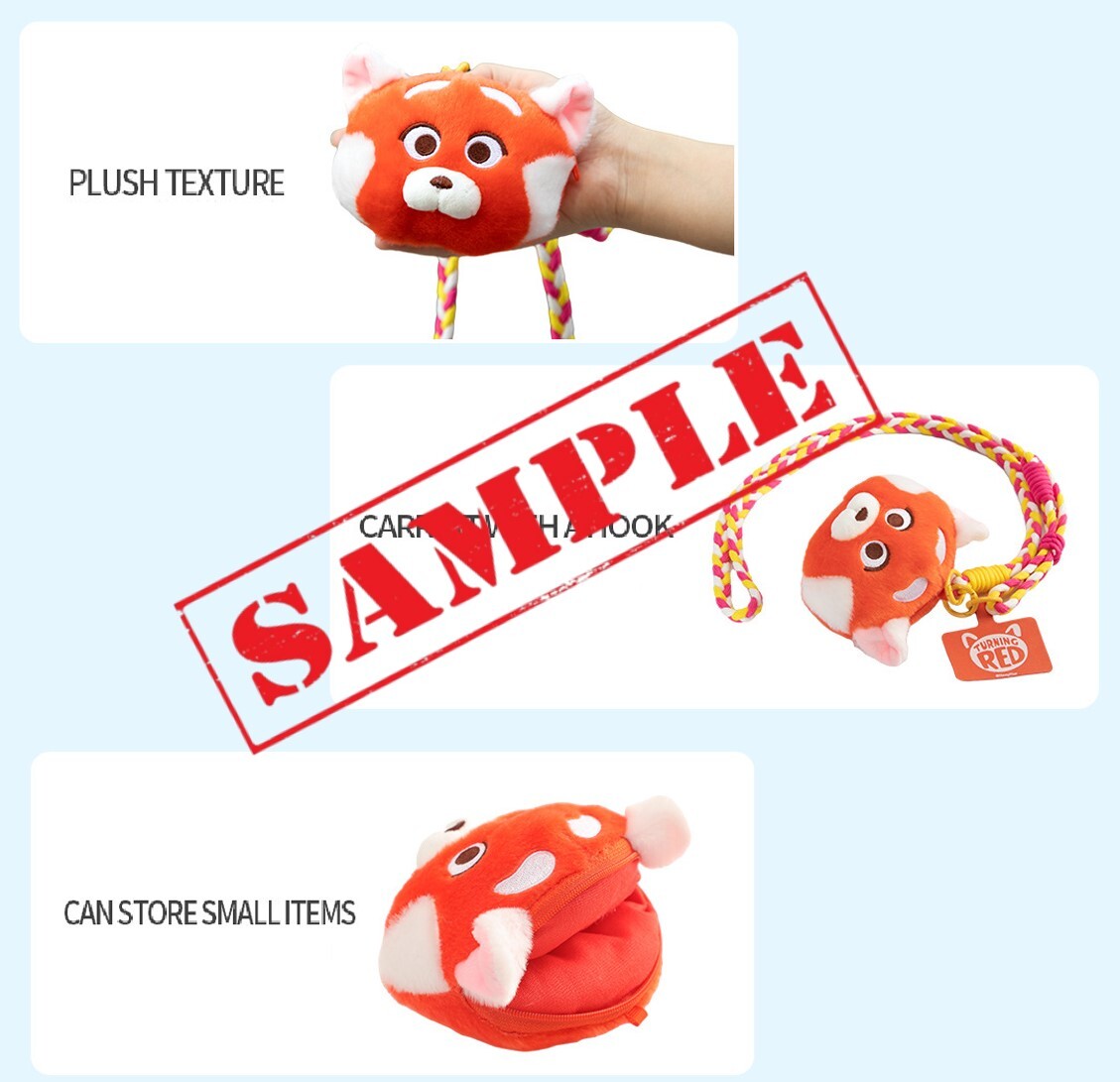 迪士尼優獸大都會毛絨公仔手機掛繩零錢包|阿閃