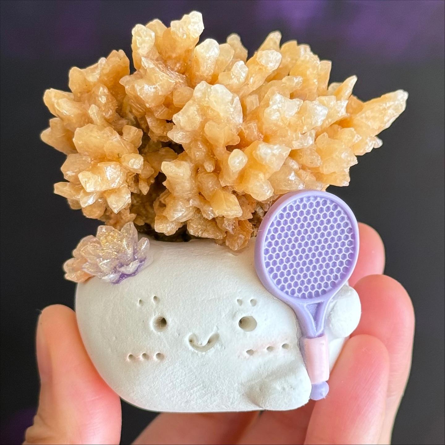 [原石] 珊瑚 小晶靈 網球系列