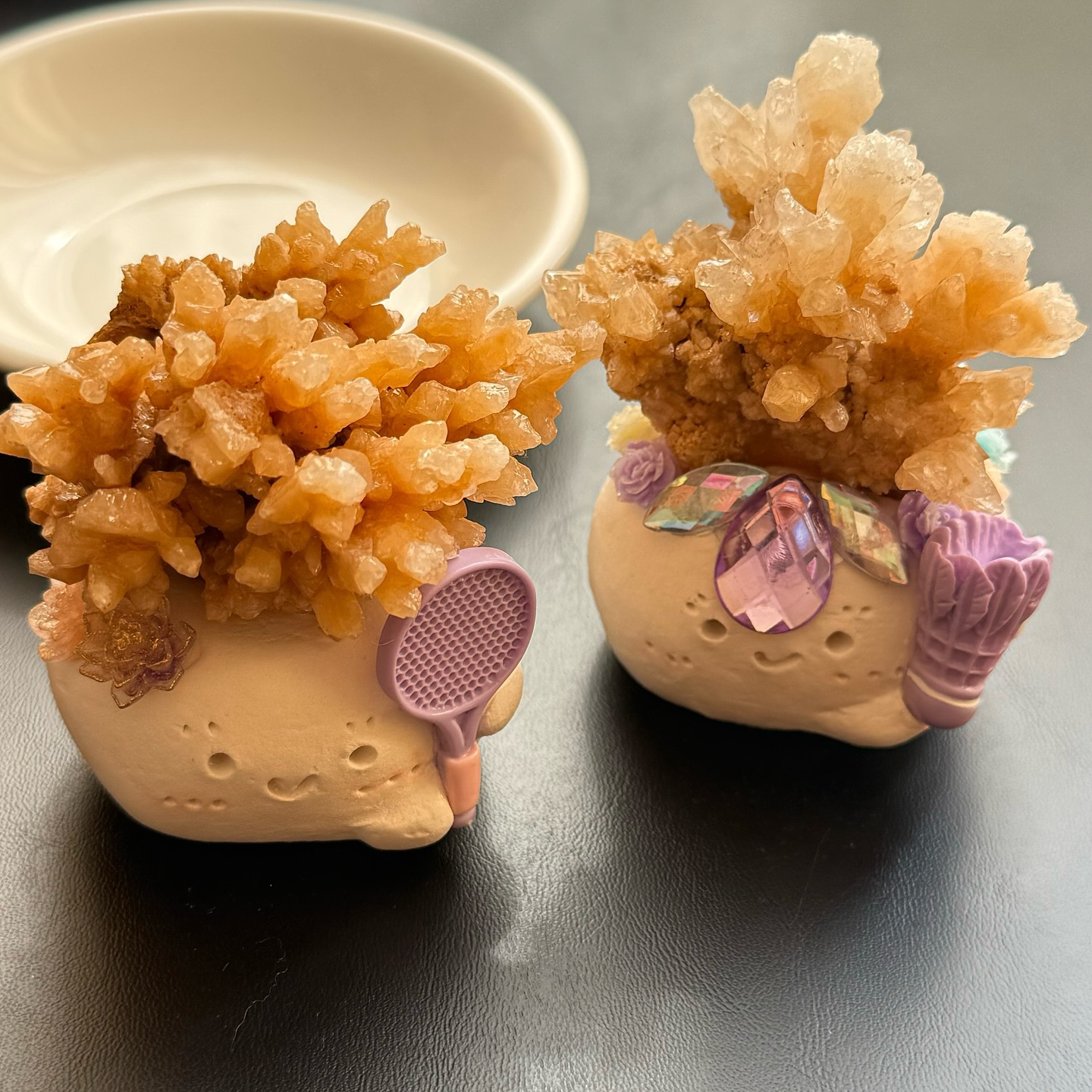 [原石] 珊瑚 小晶靈 網球系列